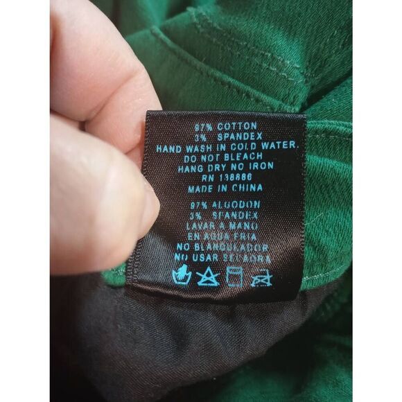 Project Eighteen Jeans Ladies‎ 27 Green Skinny - Picture 6 of 7